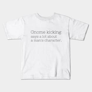 Gnome kicking Kids T-Shirt